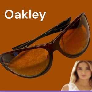 Oakley Belong Sunglasses Brown Frames Amber Polarized Lenses